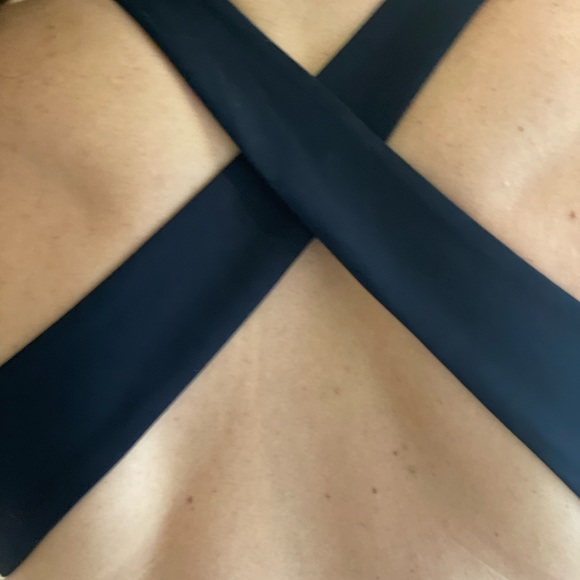 navy blue Jay Godfrey halter gown - Picture 13 of 17